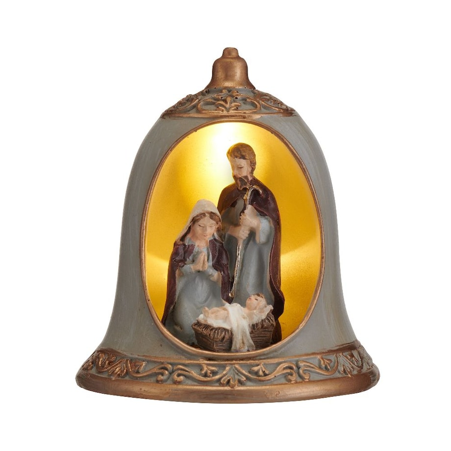VILLA ITALIA Szopka bożonarodzeniowa LED Dzwonek 9 cm HOLY FAMILY