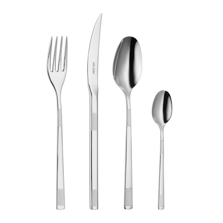 VILLA ITALIA Zestaw sztućców na 6 osób 24 elementy NOMEX mate