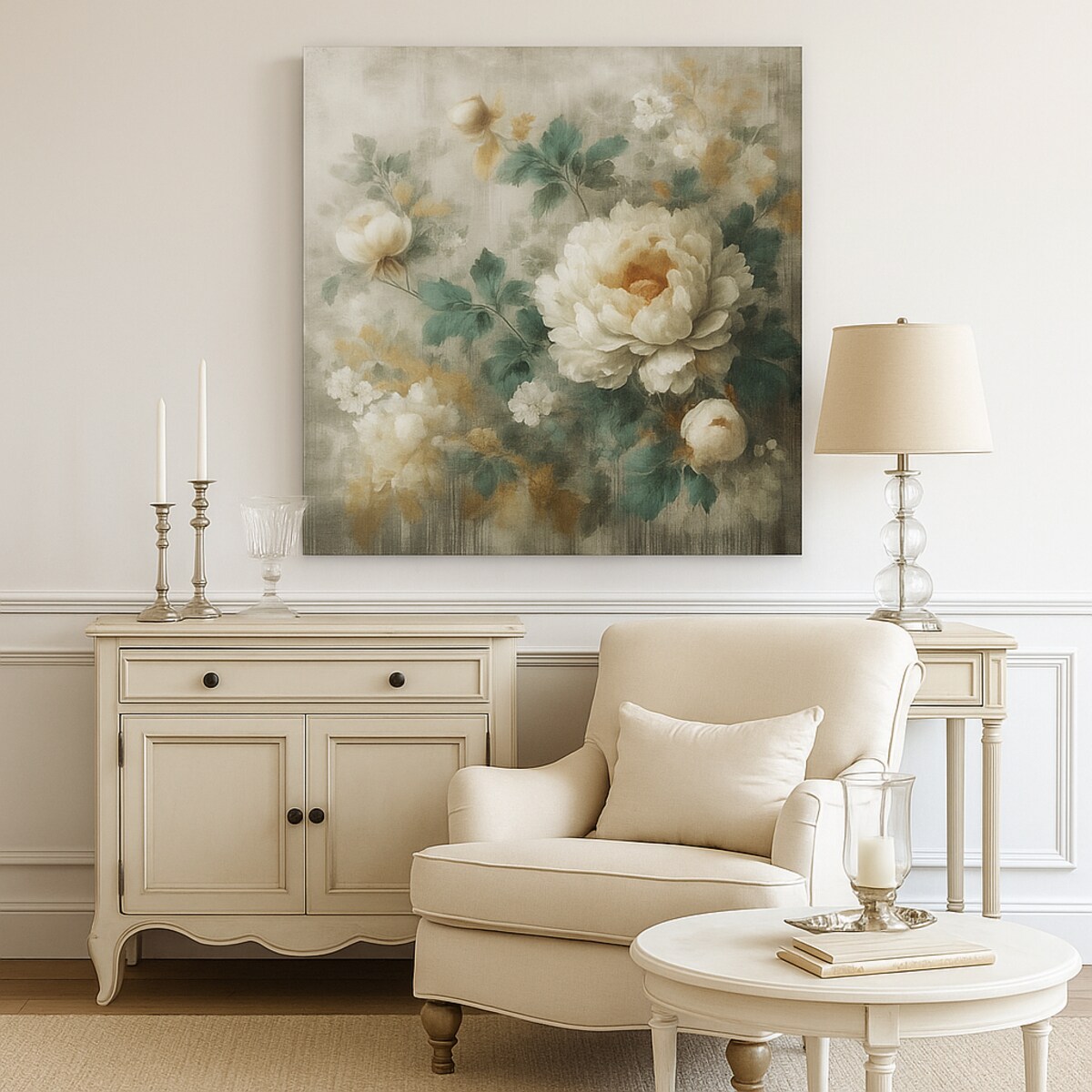 Obraz Canvas Peonia 70cm x 70cm