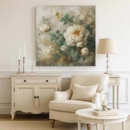 Obraz Canvas Peonia 70cm x 70cm