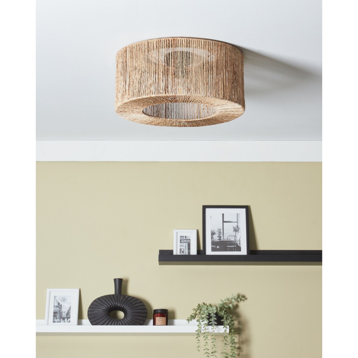 Lampa sufitowa z juty naturalna SEWA