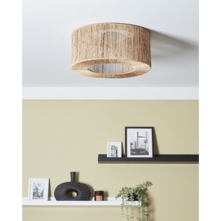 Lampa sufitowa z juty naturalna SEWA