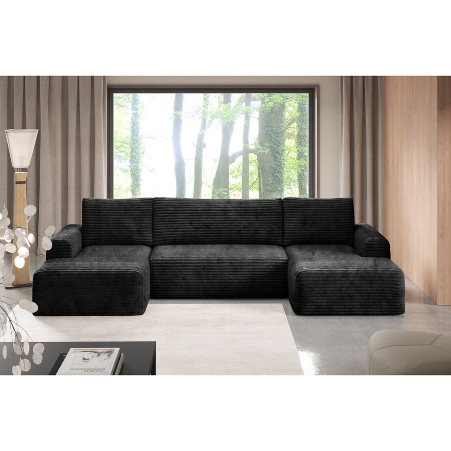 Narożnik SONTII U gruby sztruks Kolor: TILIA 100