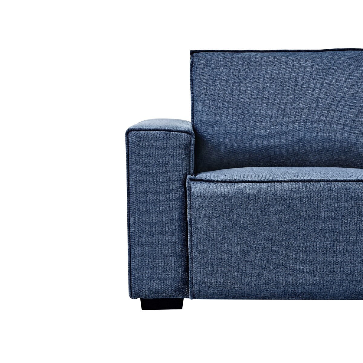 Sofa z elektryczną funkcją relaksu NUKARI Niebieski dla 3 osób