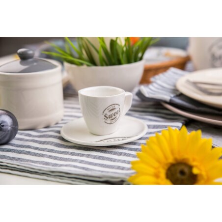 CERAMICZNY pojemnik z klipsem żywność HOME 450ml