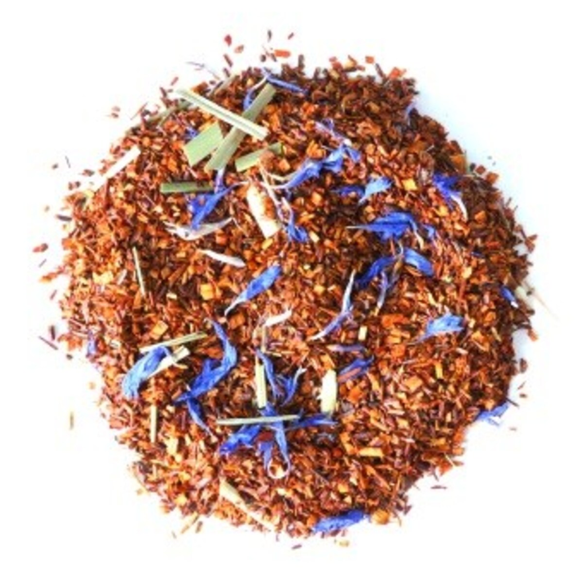 Najlepsza sypana herbata czerwonokrzew Rooibos KHALAHARI bławatek 150g