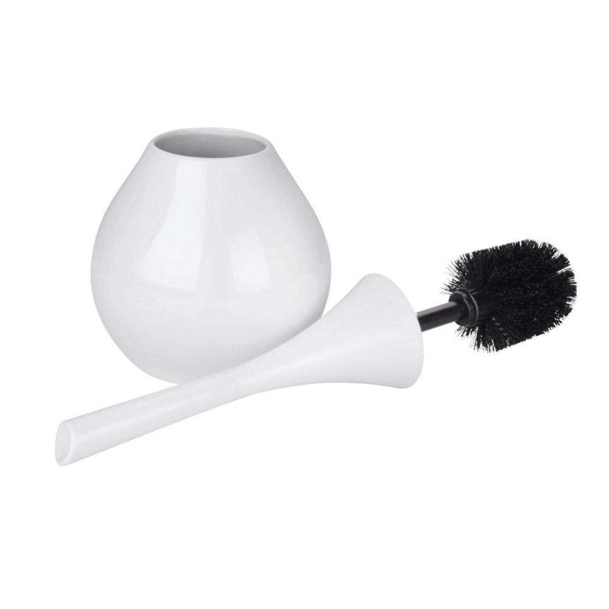 Pojemnik na szczotkę FLAKON + szczotka WC, WENKO