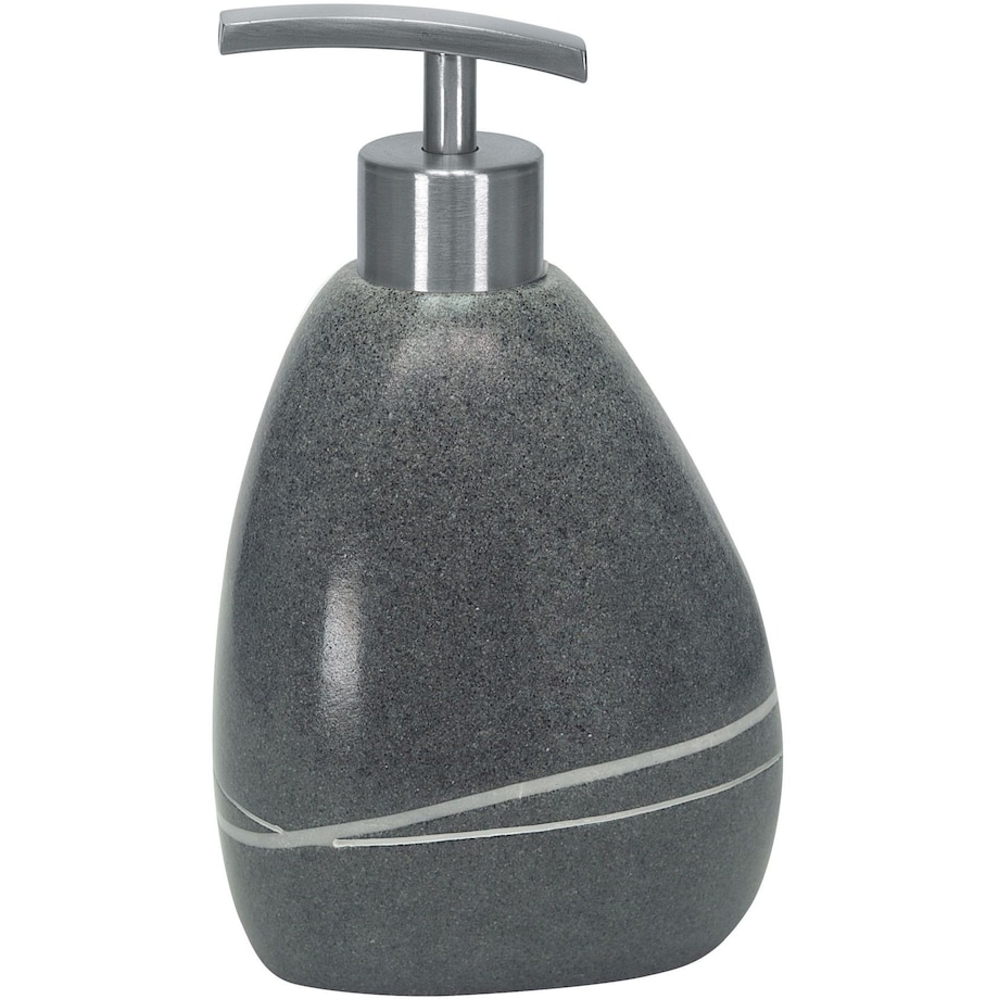 Kleine Wolke Stones Dozownik do mydła ciemny szary