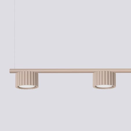 Żyrandol AURA 4 taupe Gx53