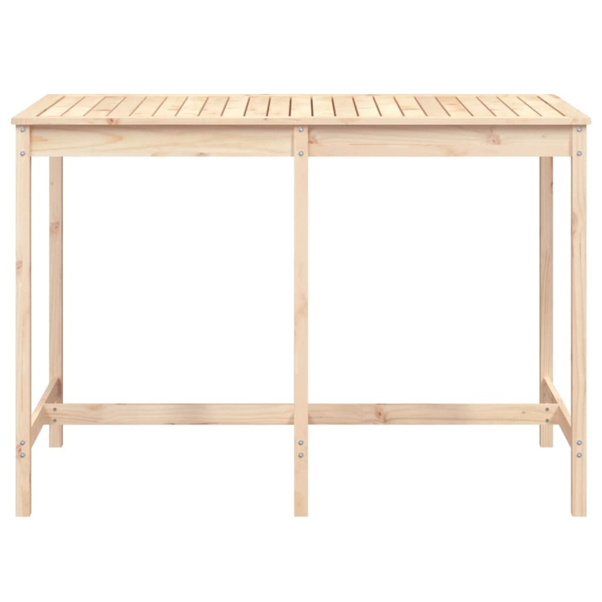 vidaXL Stół ogrodowy, 159,5x82,5x110 cm, lite drewno sosnowe