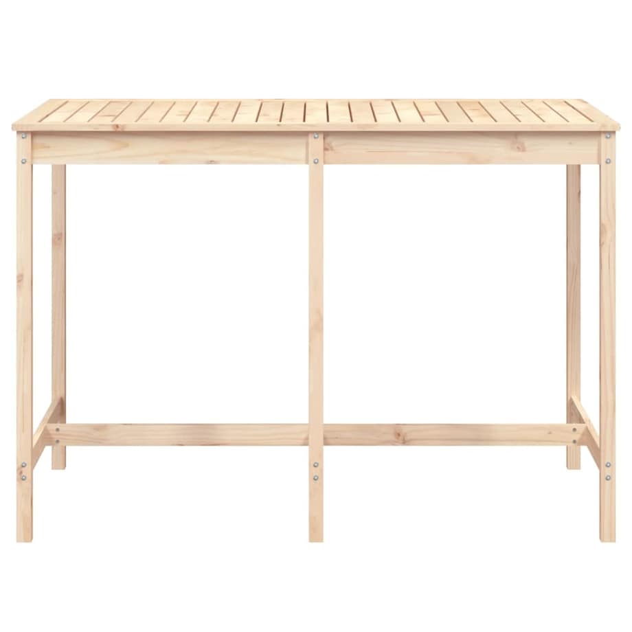 vidaXL Stół ogrodowy, 159,5x82,5x110 cm, lite drewno sosnowe