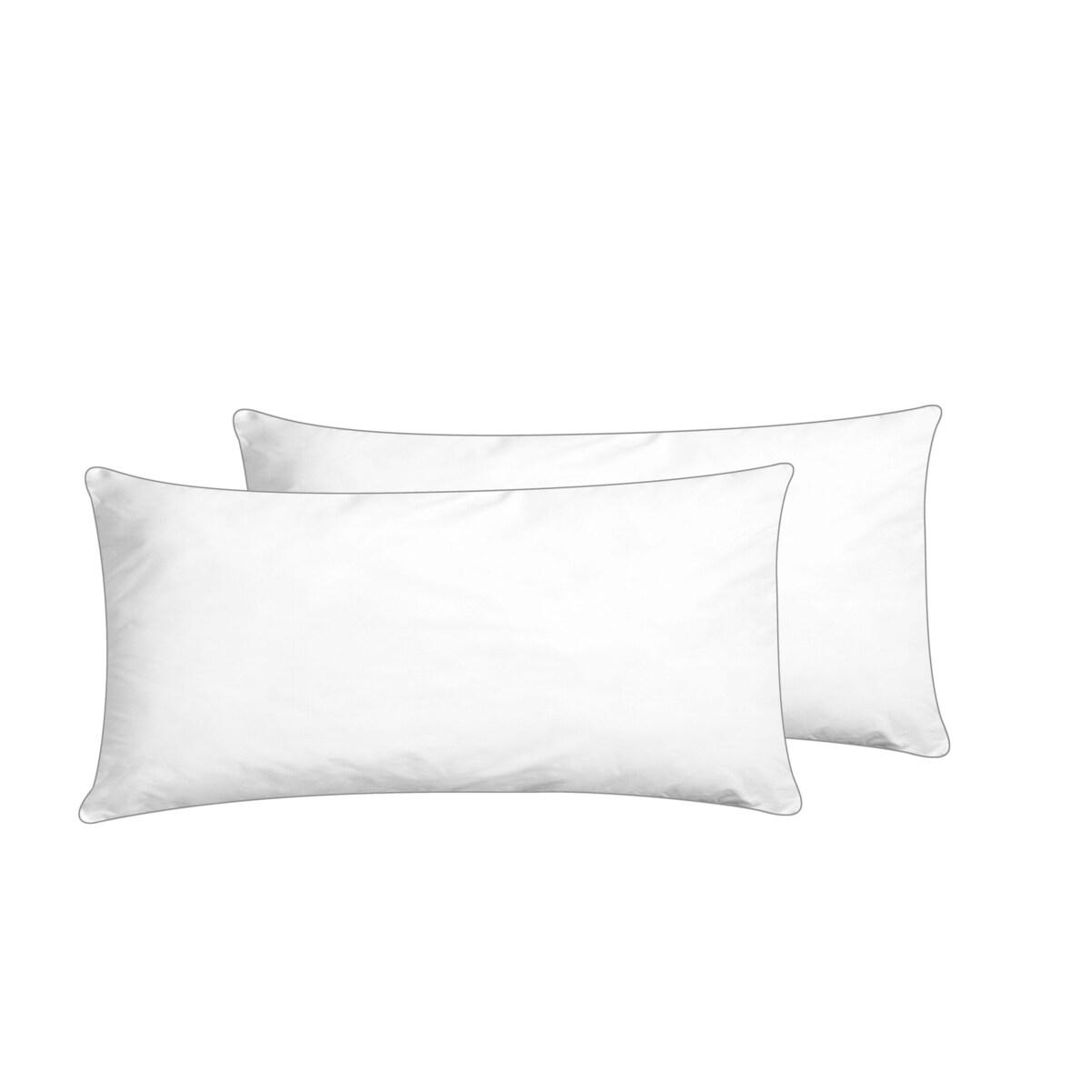 Zestaw 2 poduszek bawełnianych 40 x 80 cm SHISPARE