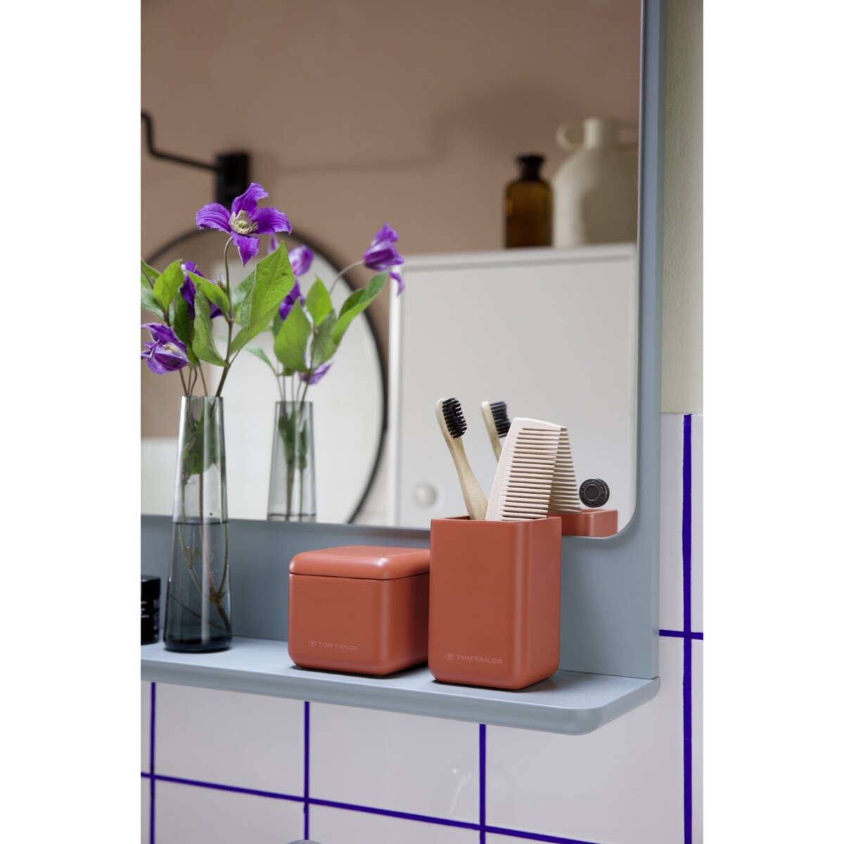 Organizer z pokrywką do łazienki TOM TAILOR