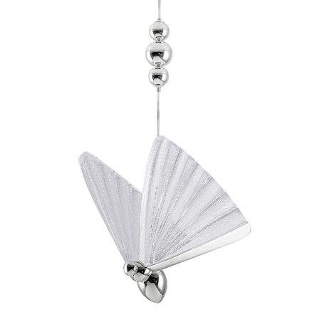 Lampa sufitowa wisząca Light Prestige Mariposa chrom LED CCT 3000, 4000, 6000 (regulowana) 1 szt.