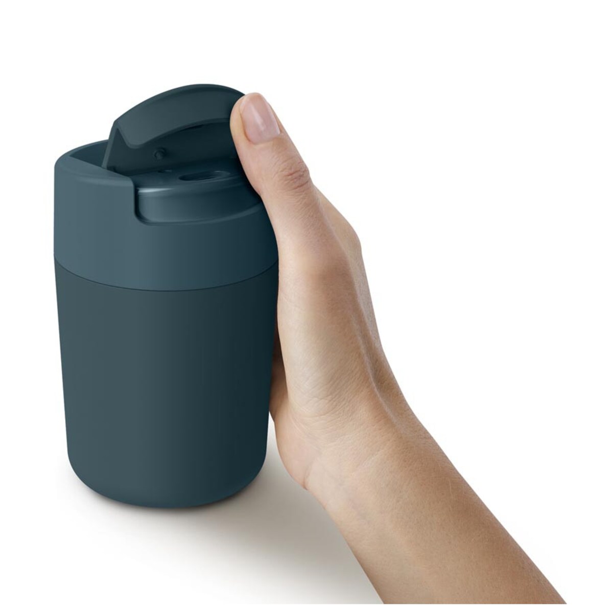 Kubek podróżny granatowy Sipp, 340 ml, Joseph Joseph