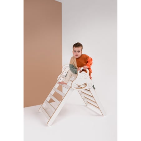 Drabinka Pikler + DUŻA zjeżdżalnia CHMURKI