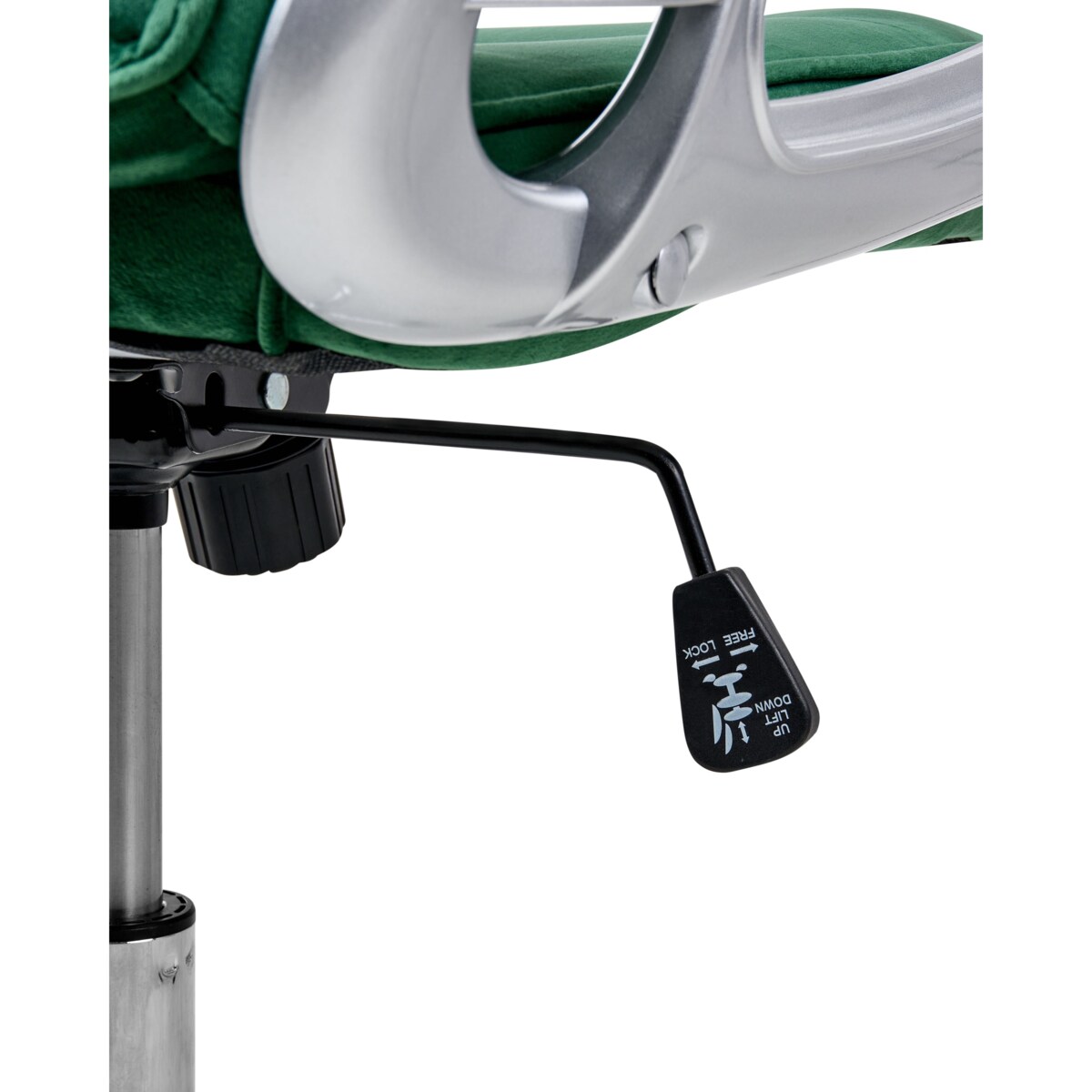 Krzesło biurowe Obrotowy PRINCESS Welur Zielony