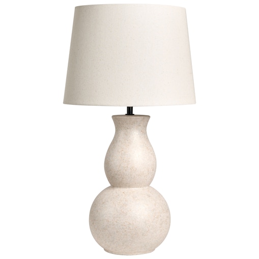 Lampa stołowa CHARGES Ceramika Jasnobeżowy