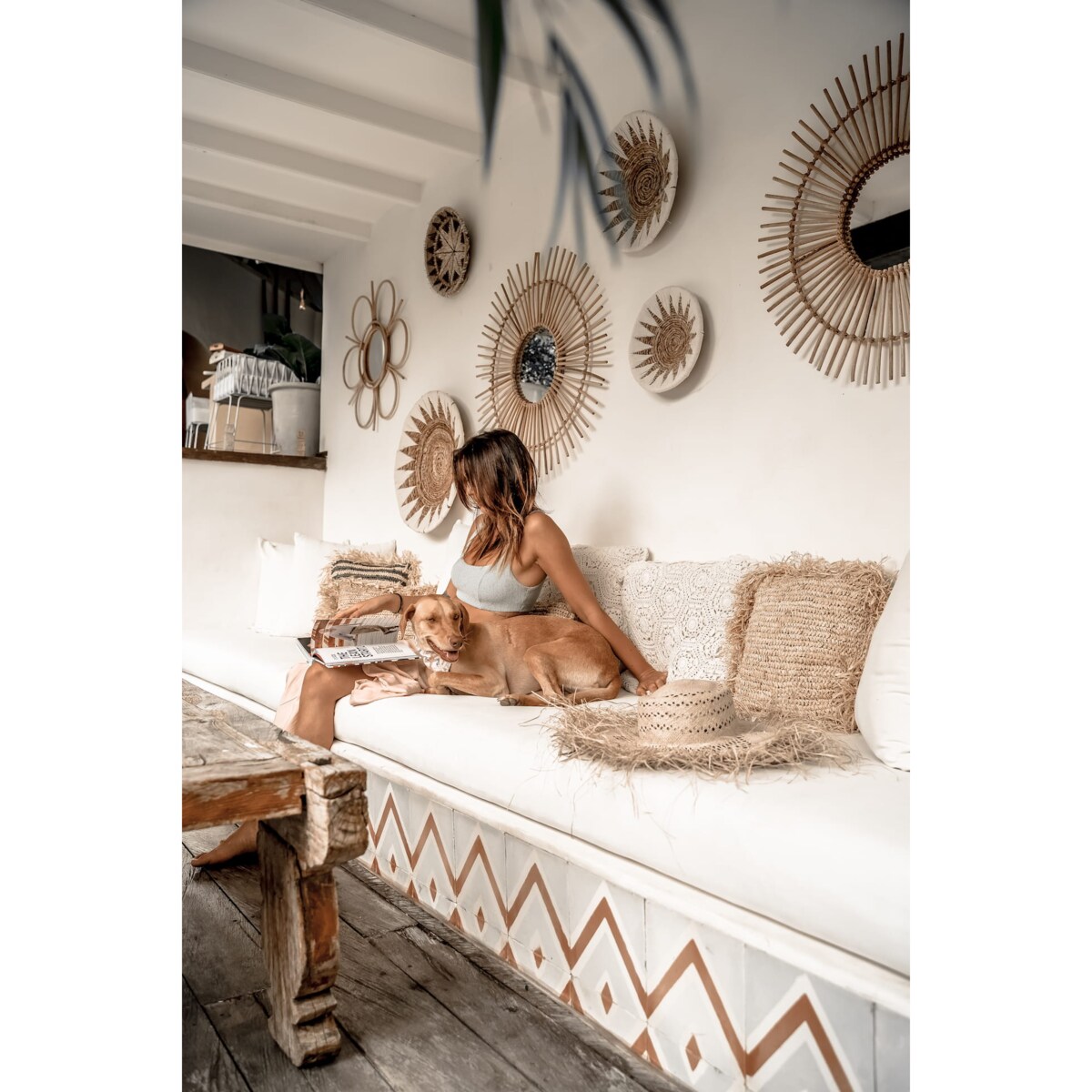 TALERZ Z BANANOWCA CZARNY M