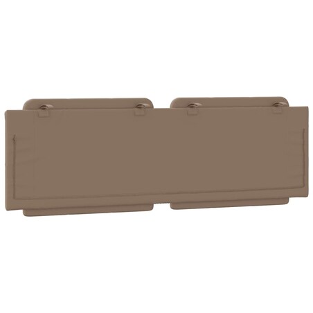 vidaXL Poduszka na wezgłowie, Zadar, cappuccino, 160 cm, sztuczna skóra