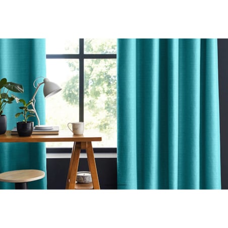 Konsimo LUTES Zasłona, turkusowy