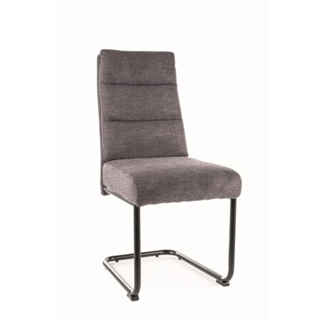 Krzesło tapicerowane BERRY BREGO ciemnoszare