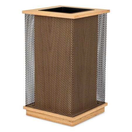 Dębowa donica z lameli DLC LED