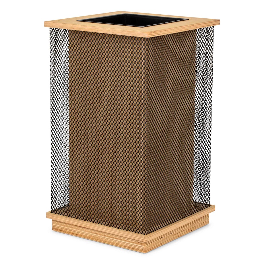 Dębowa donica z lameli DLC LED