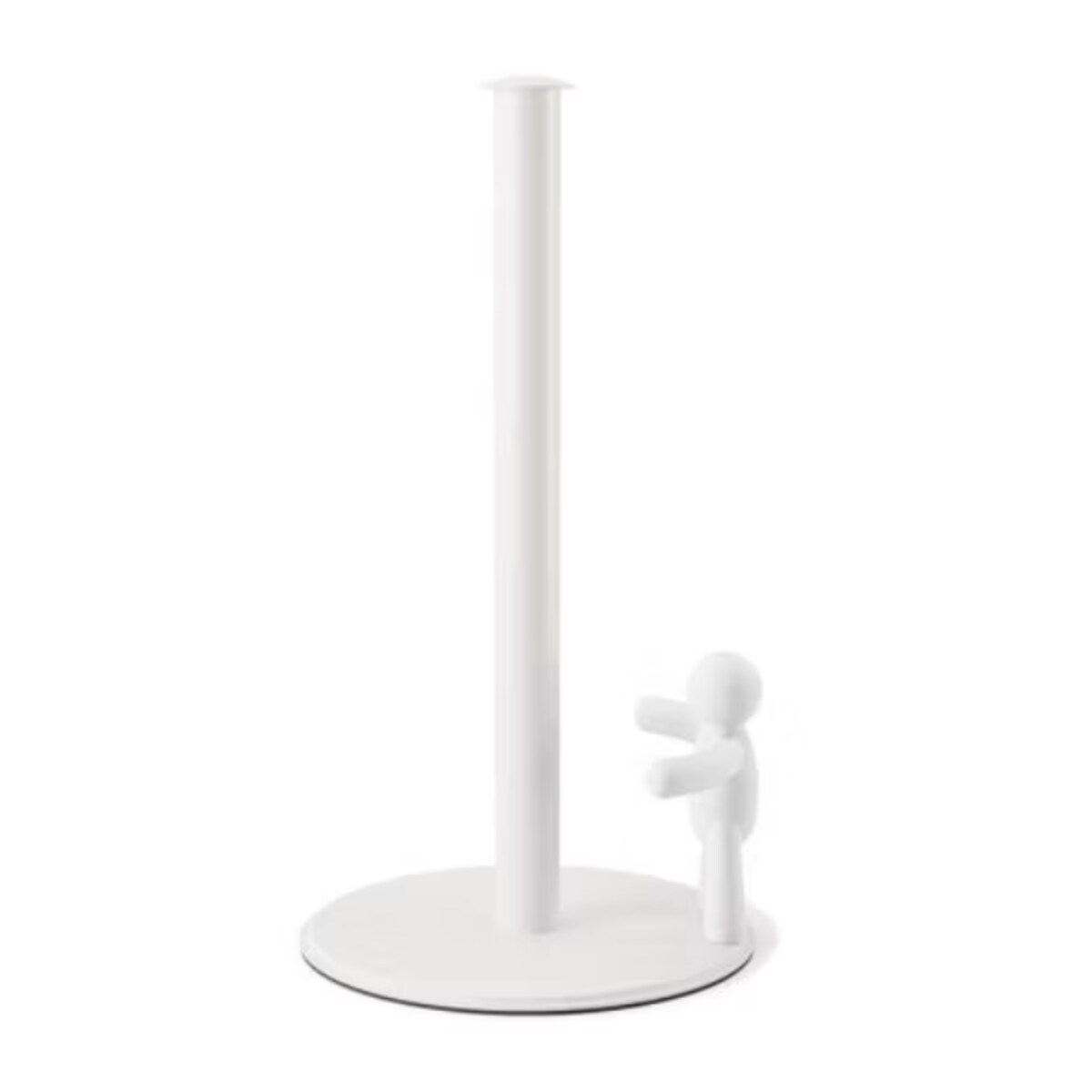 Stojak na ręcznik papierowy biały stalowy Buddy, 18 x 34 cm, Umbra