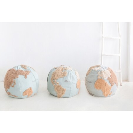NPufa World Map 45 x Ø 50 cm Lorena Canals