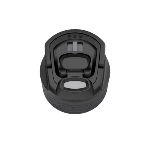 Nakrętka 3w1 Kambukka do butelki Elton Black Steel, uniwersalna i szczelna