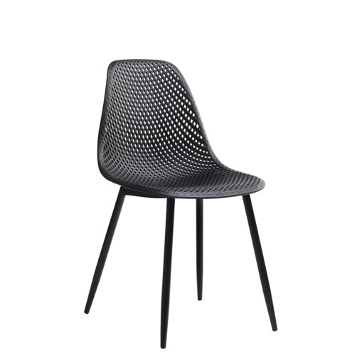 MODESTO krzesło TIVO czarne - polipropylen, metal