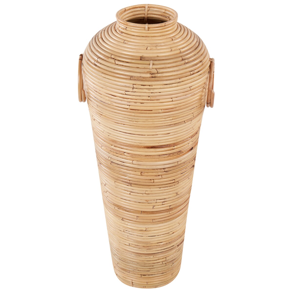 Wazon dekoracyjny ELATIA Rattan 70 cm Naturalny