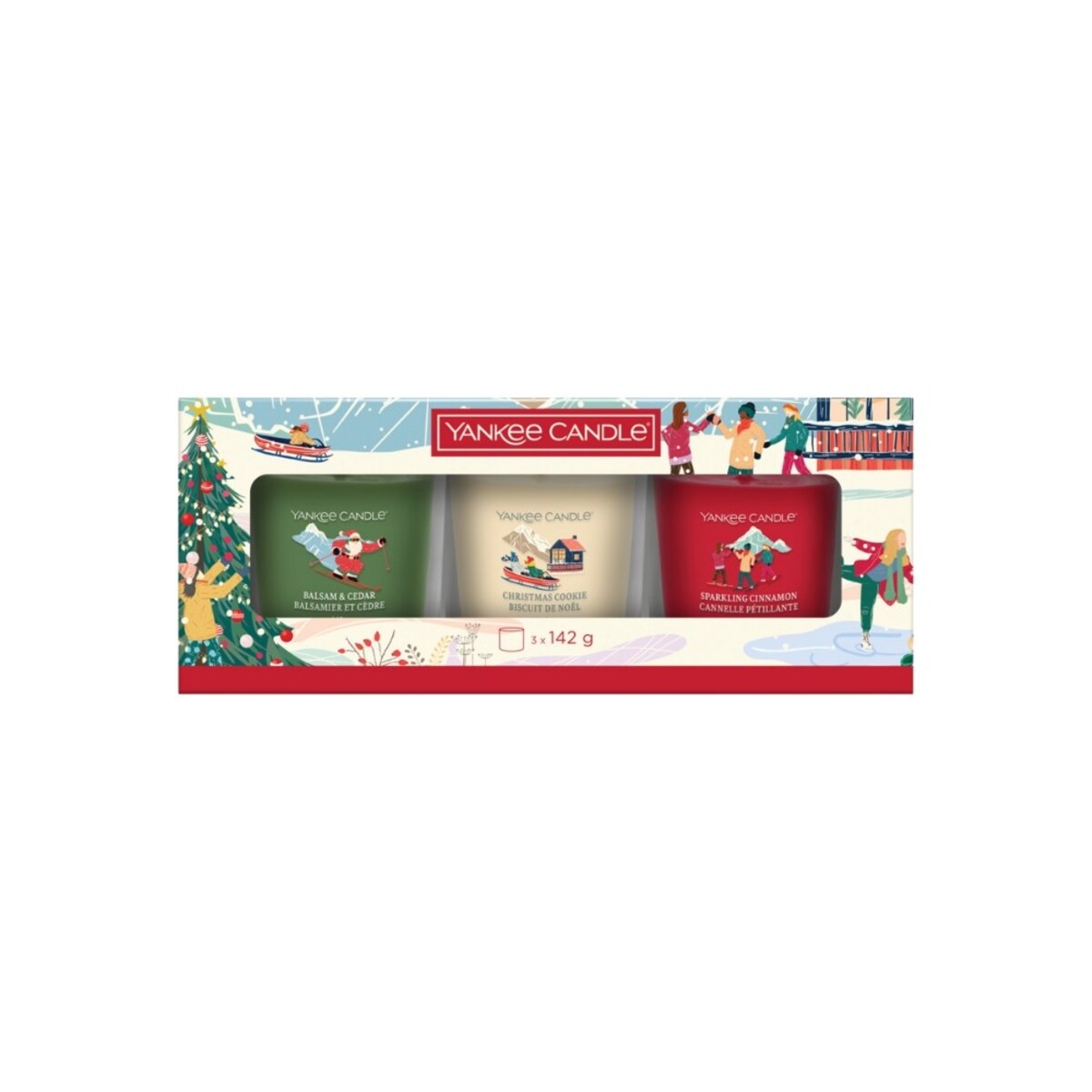 Yankee Candle zestaw prezentowy 3 ŚWIECE