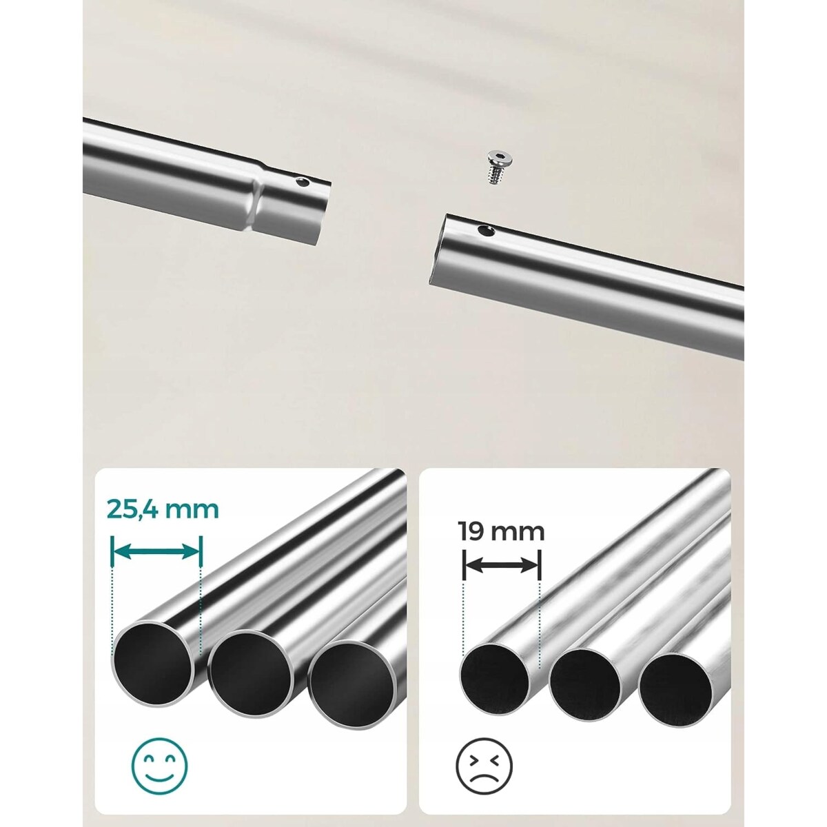 Wieszak Na Ubrania Na Kółkach 103,5X52,5X155 Cm Srebrny