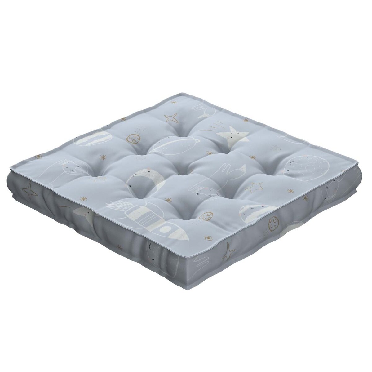 Siedzisko Tomi, szary, 50 x 50 x 10 cm, Magic Collection