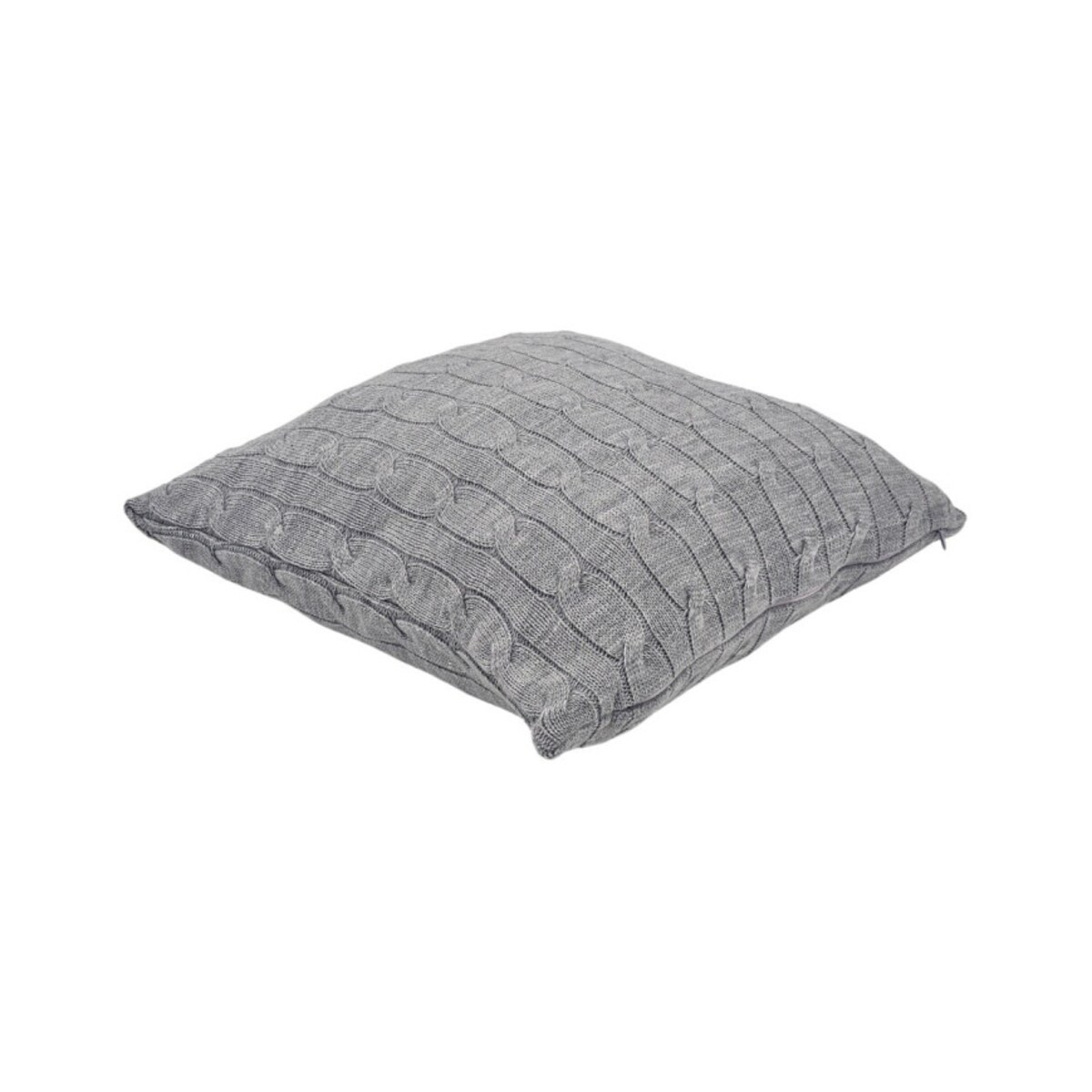 Poszewka dzianinowa na poduszkę 45x45 cm – VERONA POPIEL