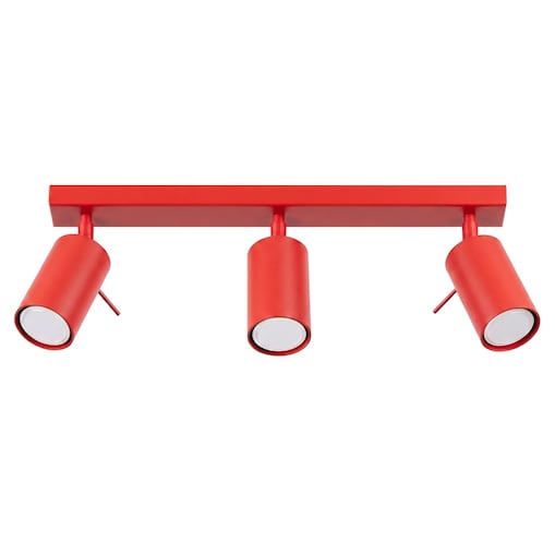 Plafon RING 3L czerwony