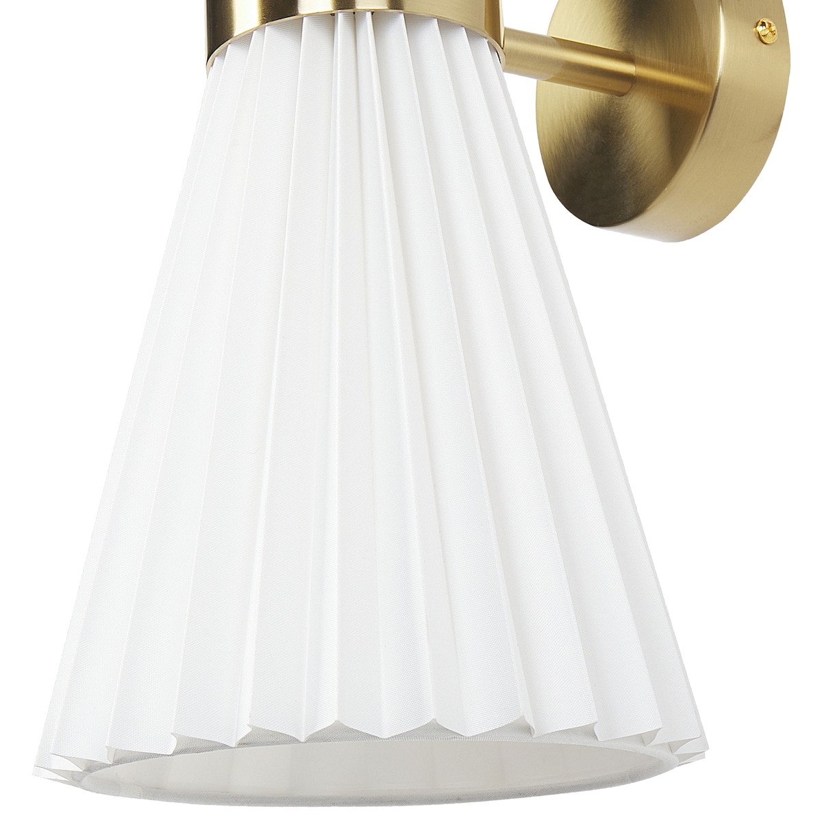 Zestaw 2 lamp ściennych TELANG Bawełna Biały