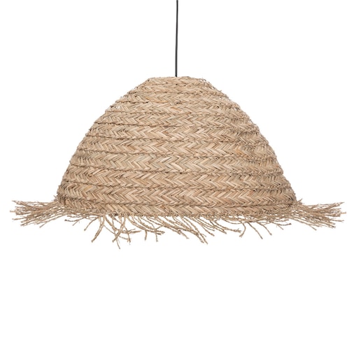 Lampa wisząca SEA VIEW, Ø 56 cm, naturalna trzcina
