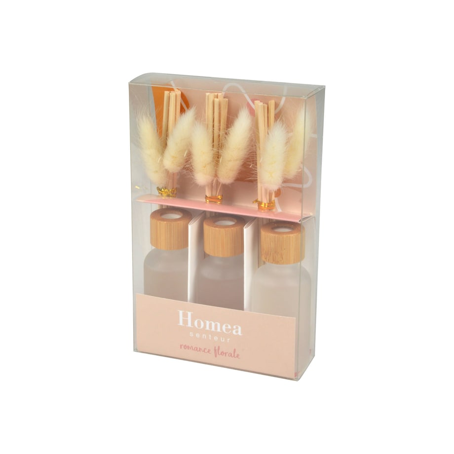 Zestaw dyfuzorów z suszonymi słomkami, 3 x 30 ml
