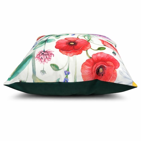 Dekoracyjna poszewka w kolorowe kwiaty 45x45