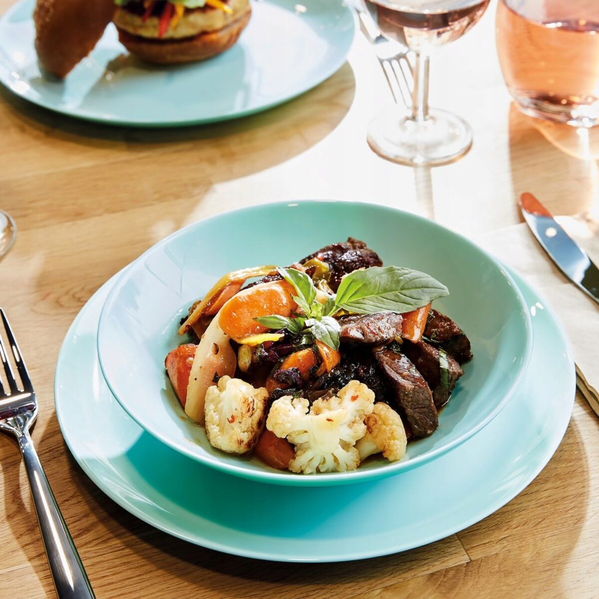 TALERZ PŁYTKI OBIADOWY DUŻY 6 x 25 cm LUMINARC diwali na jedzenie obiad