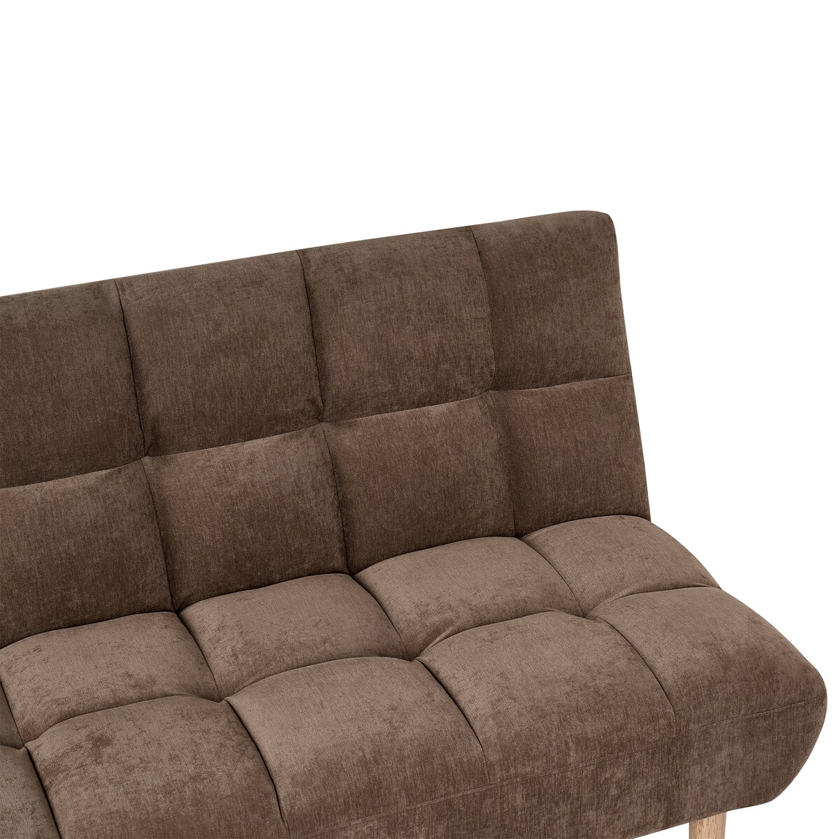 Sofa rozkładana dla 2 osób RISOR Szenil Brązowy