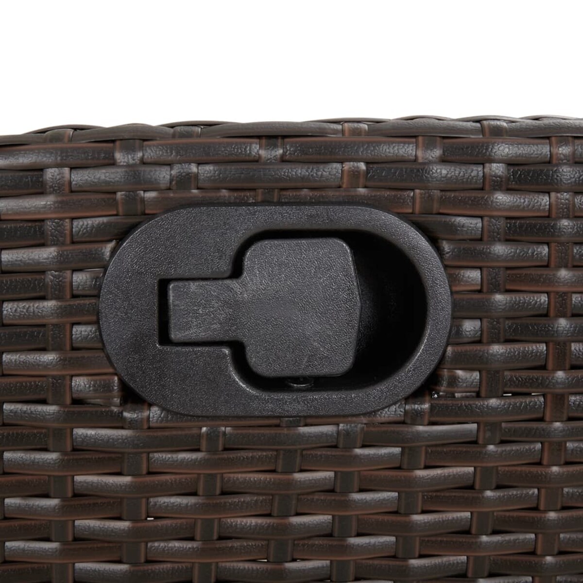 vidaXL 9-cz. zestaw mebli ogrodowych z poduszkami, brązowy, rattan PE