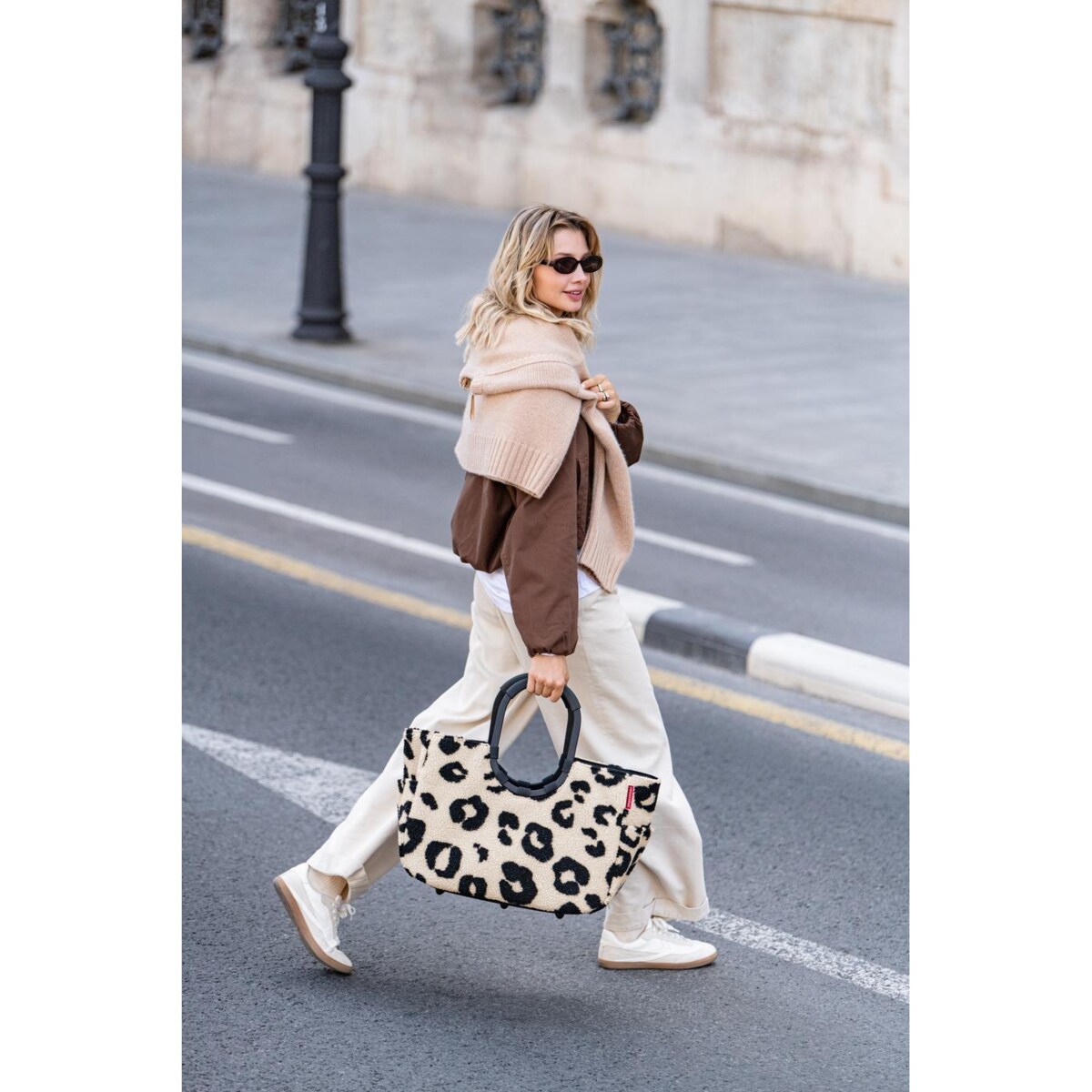 Torba LOOPSHOPPER L, teddy leo cream