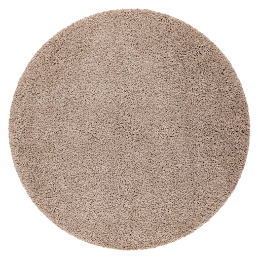 Dywan SOFFI koło shaggy 5cm beż koło 80 cm
