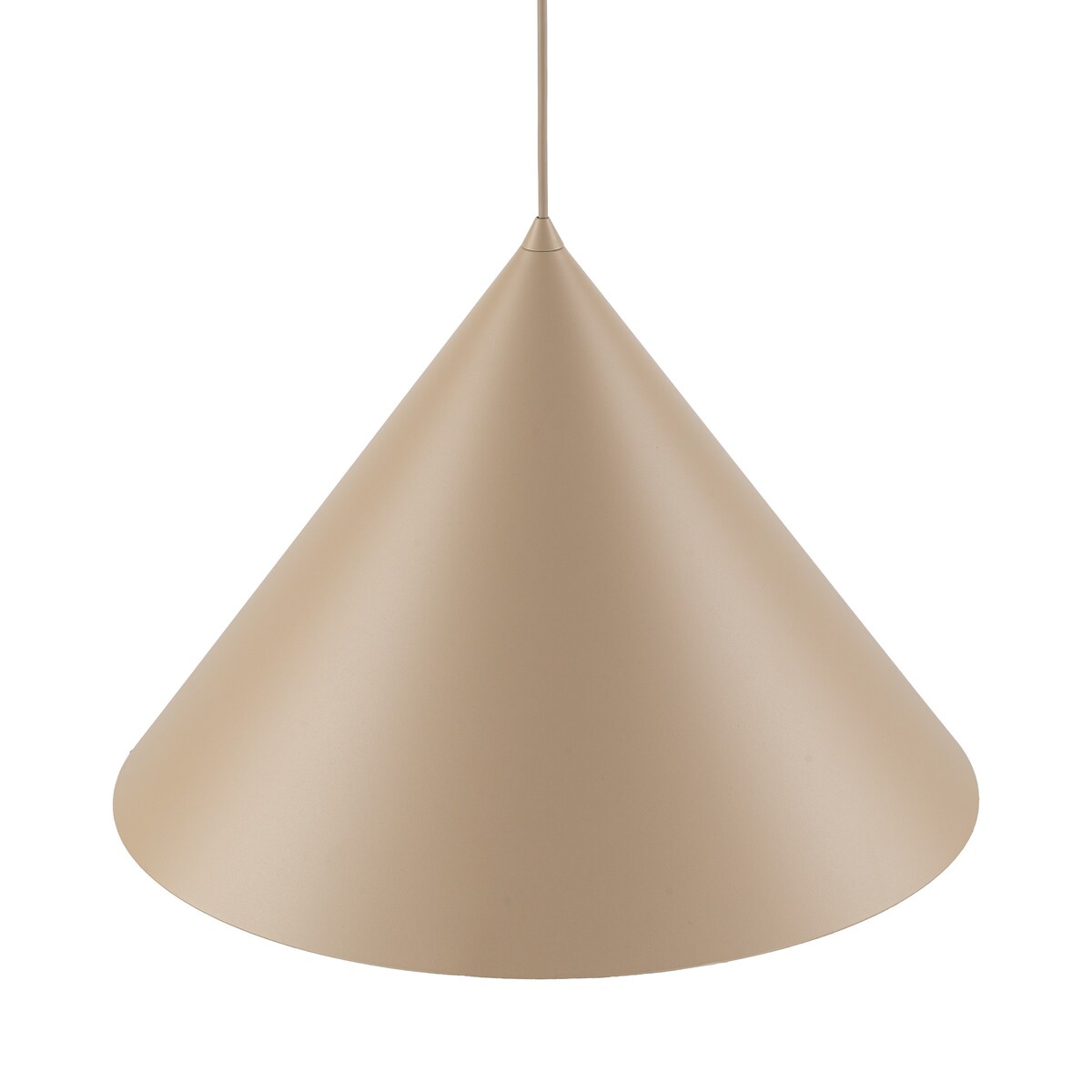 Lampa wisząca TK Lighting CONO SABIA XL 10622 beżowa E27 50 cm regulowana do salonu i jadalni