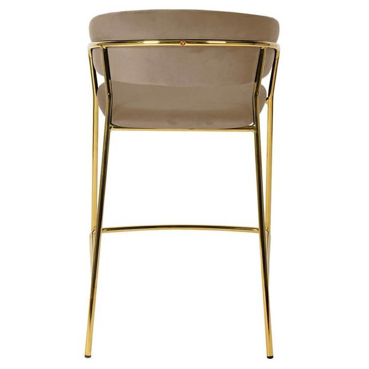 Barowe krzesło Margo KH1201100129.32 King Home pikowane khaki beżowe