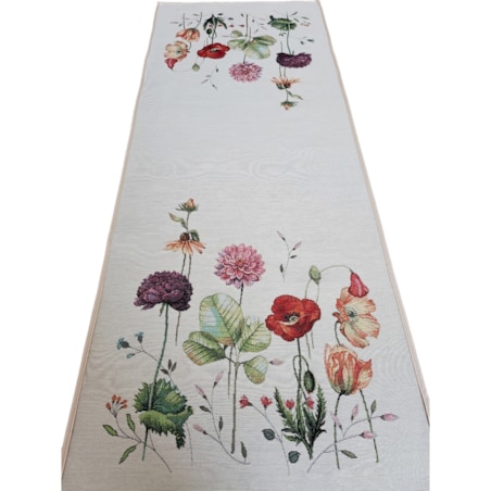 Bieżnik Na Stół 40X100 Cm Dekoracyjny Ozdobny Fiori Natural